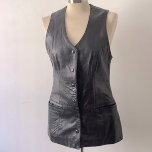 LNR NEIMAN MARCUS LEATHER VEST